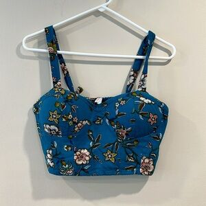 🔥Xhilaration Teal Floral Top🔥
